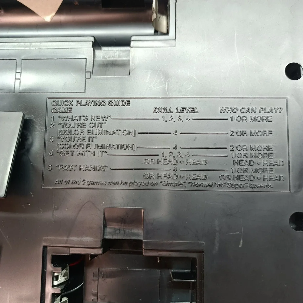 Milton Bradley Super Simon Game 1979 Retro Vtg For Parts‎ Only Box Manual READ
